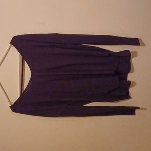 SO *Size XL* PURPLE LONG SLEEVE SHIRT
